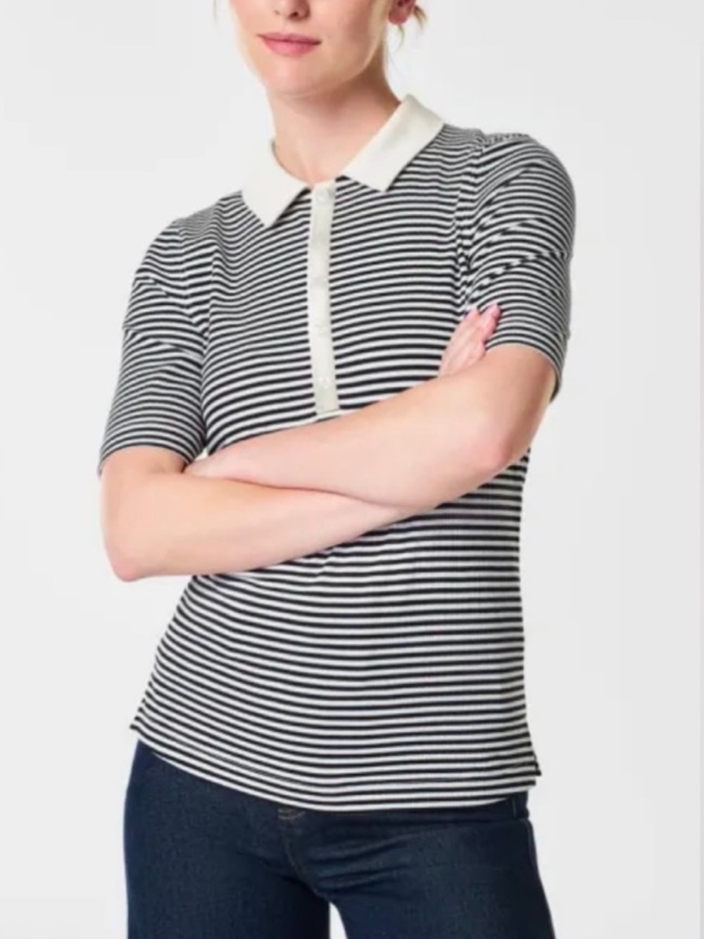 Spanx polo top women's. Size M